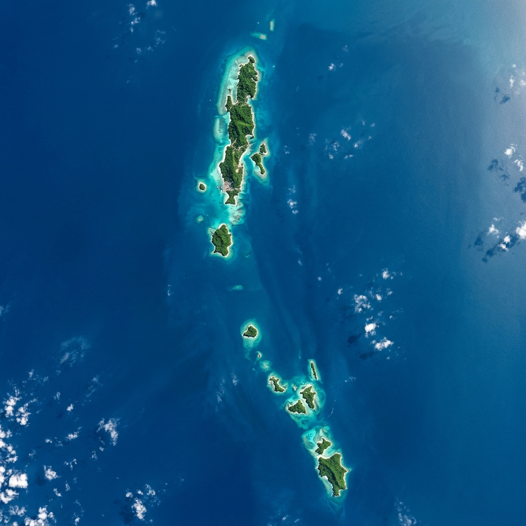 Andaman Satellite View